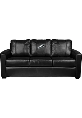 Philadelphia Eagles Faux Leather Sofa - Black