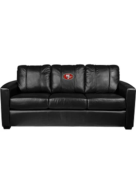 San Francisco 49ers Faux Leather Sofa - Red