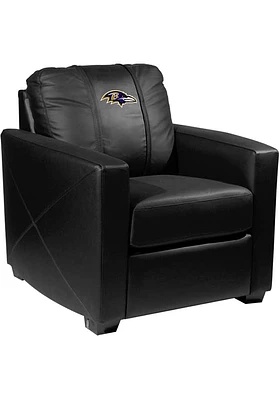 Baltimore Ravens Faux Leather Club Desk Chair - Purple