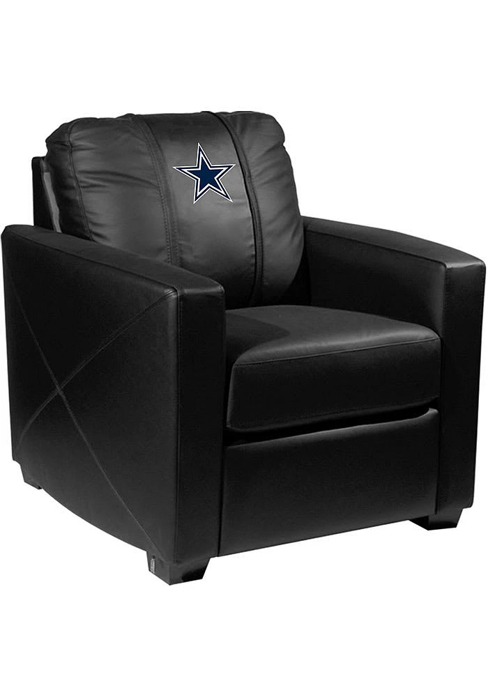 Dallas Cowboys Faux Leather Club Desk Chair - Blue