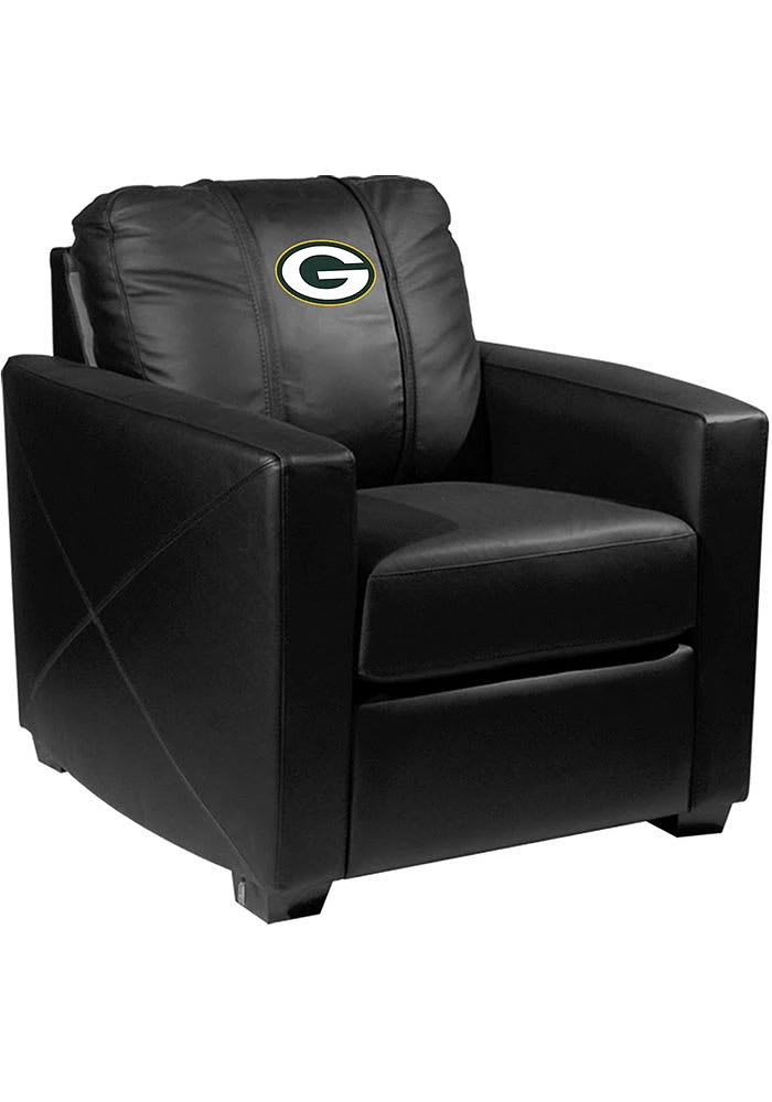 Green Bay Packers Faux Leather Club Desk Chair - Green