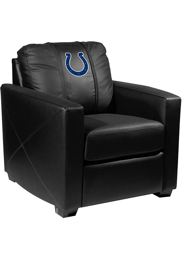 Indianapolis Colts Faux Leather Club Desk Chair - Blue