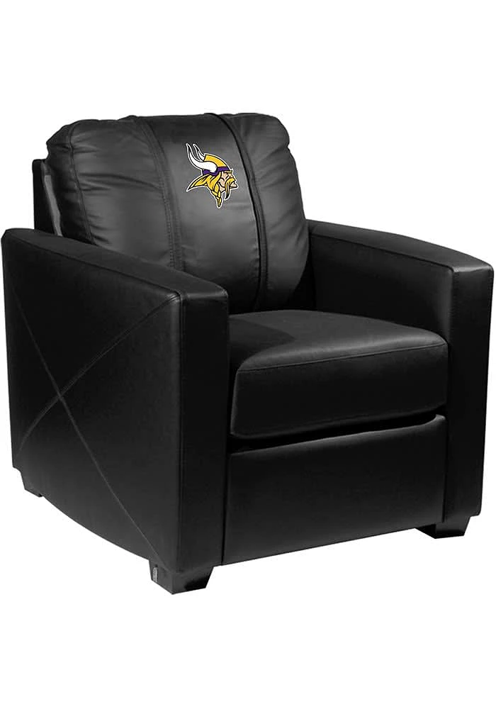Minnesota Vikings Faux Leather Club Desk Chair - Purple