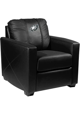 Philadelphia Eagles Faux Leather Club Desk Chair - Black