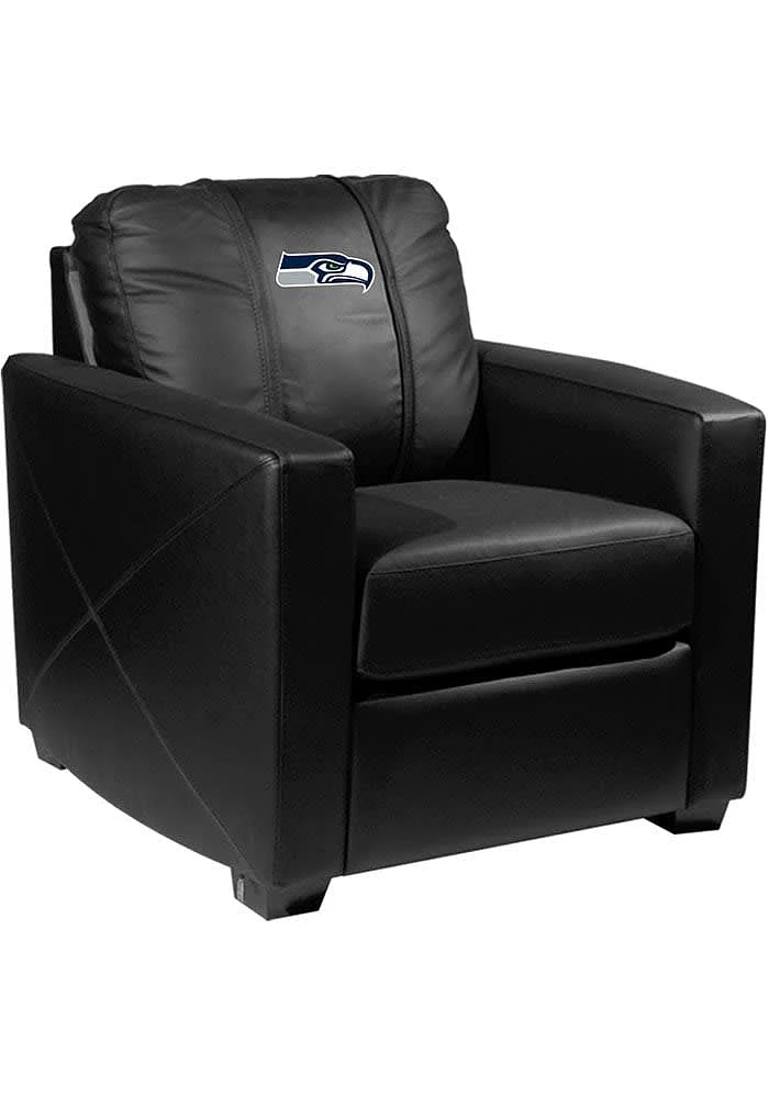 Seattle Seahawks Faux Leather Club Desk Chair - Blue