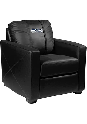 Seattle Seahawks Faux Leather Club Desk Chair - Blue
