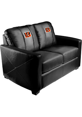 Cincinnati Bengals Faux Leather Love Seat