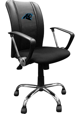 Carolina Panthers Curve Desk Chair - Black