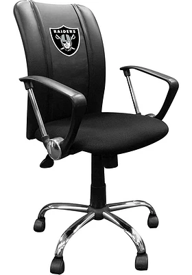 Las Vegas Raiders Curve Desk Chair - Black