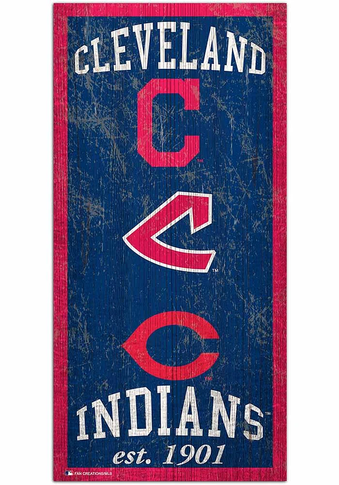 Cleveland Guardians 6x12 Sign - Red