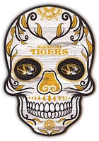 Missouri Tigers 12 inch Sugar Skull Sign