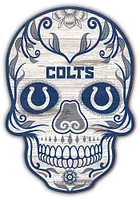 Indianapolis Colts 12 inch Sugar Skull Sign - Blue