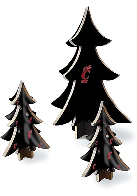 Cincinnati Bearcats 3 Piece Set Desktop Tree Set Decor