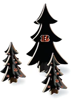 Cincinnati Bengals 3 Piece Set Desktop Tree Set Decor