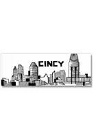 Cincinnati 1.5 in X 4.5 in Magnet