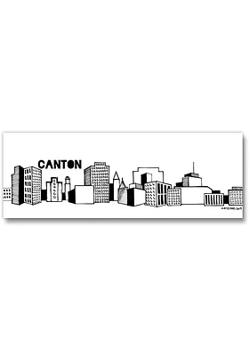 Akron 1.5 in X 4.5 in Magnet