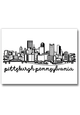 Pittsburgh 2.5 x 3.5 in Magnet