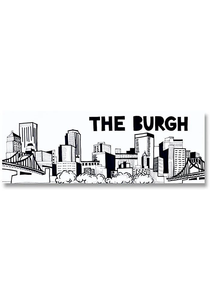 Pittsburgh 1.5 x 4.5 in Magnet