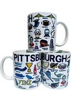 Pittsburgh 11 oz. Ceramic Mug - White
