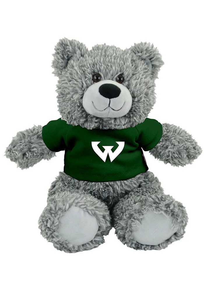 Wayne State Warriors T-Shirt Bear Plush - Grey