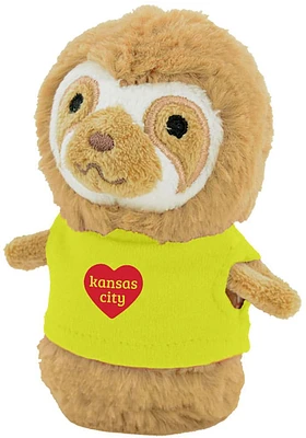 Kansas City HEART SLOTH Plush - Grey