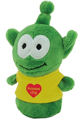 Kansas City HEART ALIEN Plush - Grey