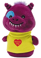 Kansas City HEART MONSTER Plush - Grey