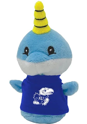 Kansas Jayhawks NARWAL Plush - Blue