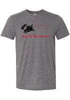 Toto  Wizard of Oz Grey No Place Like Home Short Sleeve Fashion T Shirt