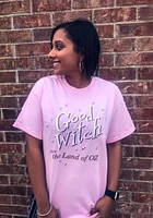 Wizard of Oz Womens Pink Good Witch Short Sleeve T-Shirt