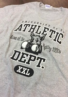 Toto  Wizard of Oz Womens Grey Athletic Department Short Sleeve T-Shirt