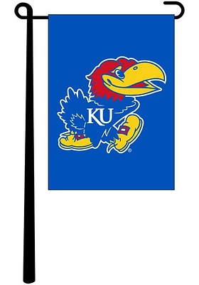 Kansas Jayhawks 13x18 Design Garden Flag - Blue