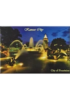 Kansas City Fountains at night Magnet