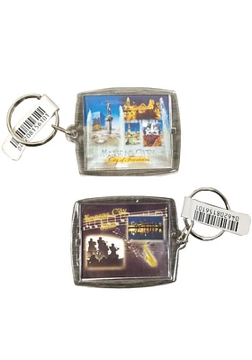 Kansas City Jazz Keychain - Silver