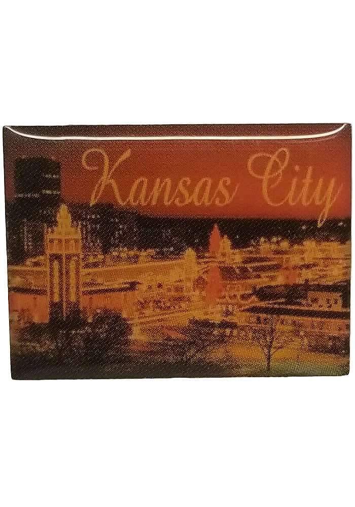 Kansas City Souvenir Plaza Pin - Red