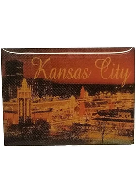 Kansas City Souvenir Plaza Pin - Red