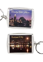 Kansas City Country Club plaza Keychain - Blue