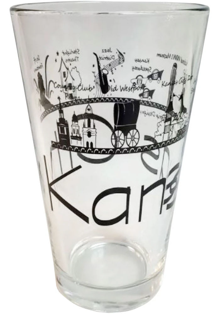 Kansas City CityStrips Pint Glass - White