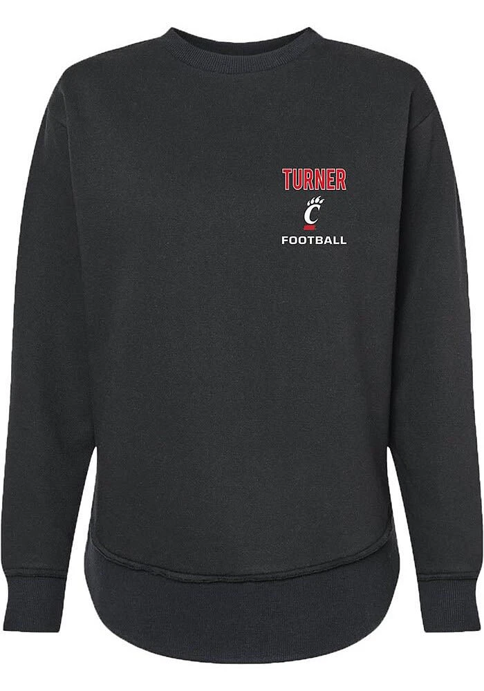 Aaron Turner  Rally Cincinnati Bearcats Womens NIL Embroidered Crew Sweatshirt