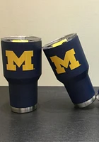 Michigan Wolverines Team Logo 30oz Stainless Steel Tumbler - Blue