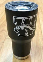Western Michigan Broncos Team Logo 30oz Stainless Steel Tumbler - Black