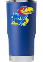 Kansas Jayhawks Team Logo 20oz. Stainless Steel Tumbler - Blue