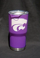 K-State Wildcats 20oz Power Cat Stainless Steel Tumbler - Purple