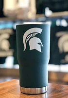 Michigan State Spartans Team Logo 20 oz Stainless Steel Tumbler - Green