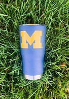 Michigan Wolverines Team Logo 20 oz Stainless Steel Tumbler - Blue