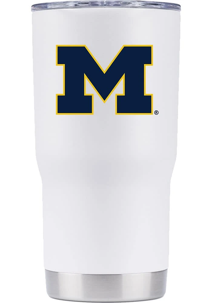 Michigan Wolverines Team Logo 20oz Stainless Steel Tumbler