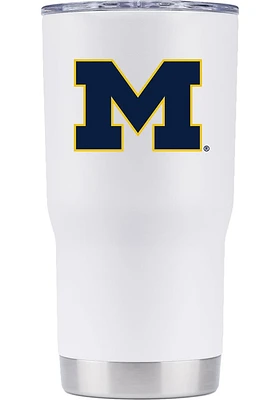 Michigan Wolverines Team Logo 20oz Stainless Steel Tumbler