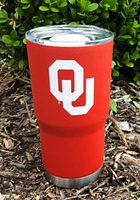 Oklahoma Sooners Team Logo 20oz Stainless Steel Tumbler - Red