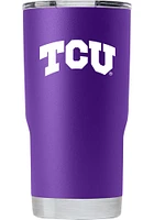 TCU Horned Frogs Team Logo 20 oz. Stainless Steel Tumbler - Purple