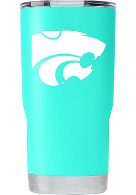 K-State Wildcats Team Logo 20oz Stainless Steel Tumbler - Teal